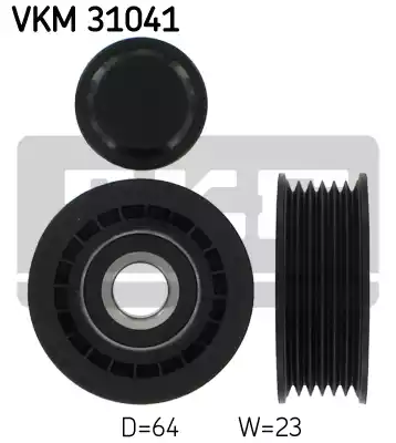 Ролик поликлинового ремня SKF VKM31041