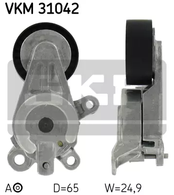 Ролик промежуточный поликлинового ремня SKF VKM31042