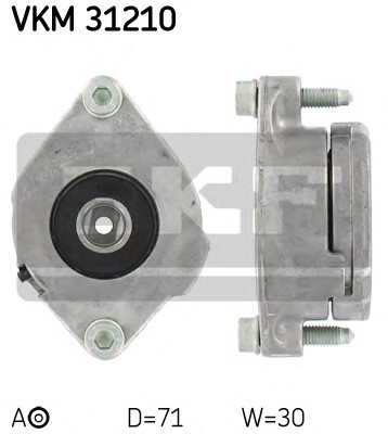 Натяжной ролик поликлинового ремня SKF VKM31210
