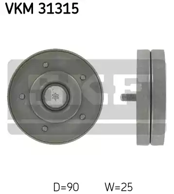 Ролик поликлинового ремня SKF VKM31315