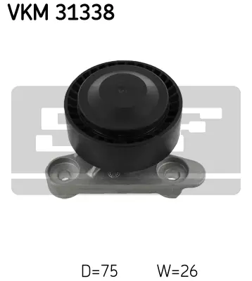 Натяжной ролик поликлинового ремня SKF VKM31338