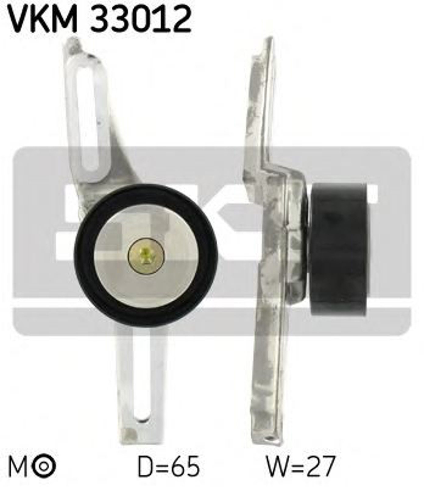 Ролик натяжной поликлинового ремня SKF VKM33012