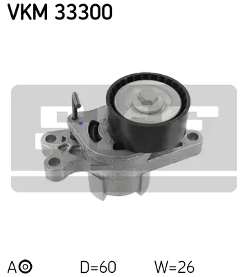 Ролик приводного ремня SKF VKM33300