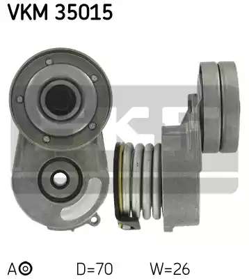 Натяжной ролик поликлинового ремня SKF VKM35015