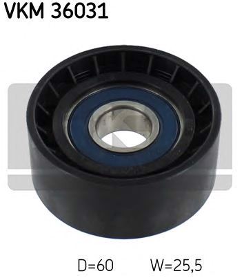 Ролик поликлинового ремня SKF VKM36031