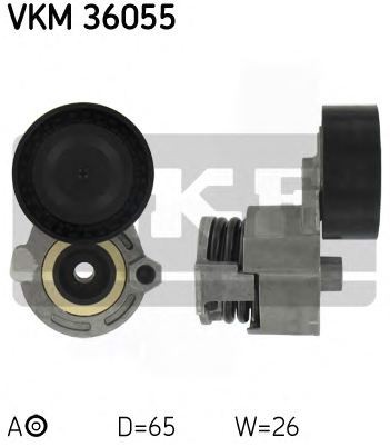 Натяжной ролик поликлинового ремня SKF VKM36055