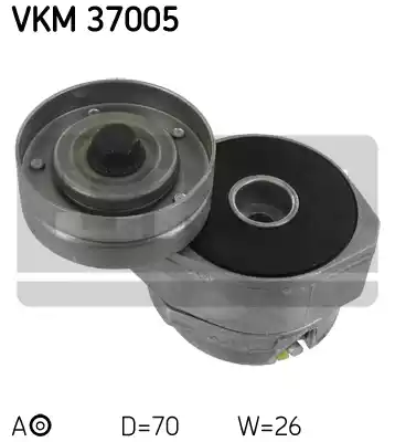 Натяжной ролик поликлинового ремня SKF VKM37005