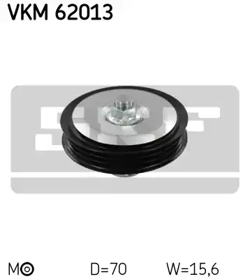 Ролик приводного ремня SKF VKM62013