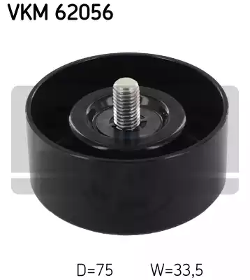 Ролик приводного ремня SKF VKM62056