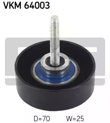 Ролик поликлинового ремня SKF VKM64003