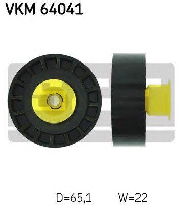 Ролик поликлинового ремня SKF VKM64041