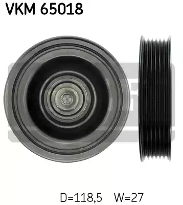 Ролик поликлинового ремня SKF VKM65018
