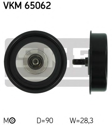 Натяжной ролик поликлинового ремня SKF VKM65062
