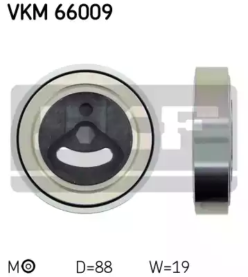 Натяжной ролик поликлинового ремня SKF VKM66009