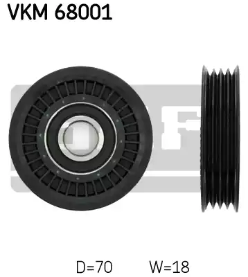 Ролик приводного ремня SKF VKM68001