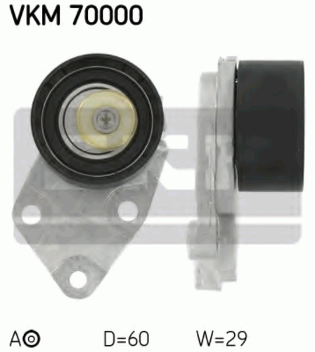 Натяжной ролик ремня грм SKF VKM70000