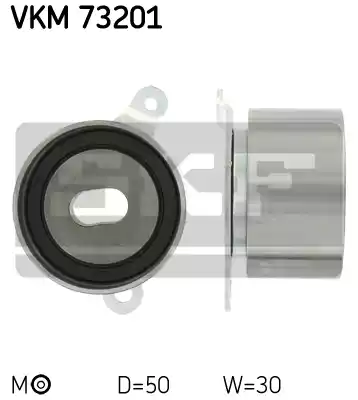 Натяжной ролик ременьа грм SKF VKM73201