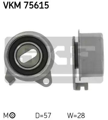 Натяжной ролик ременьа грм SKF VKM75615