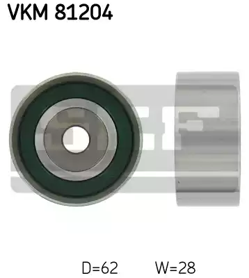 Ролик зубчатого ремня SKF VKM81204