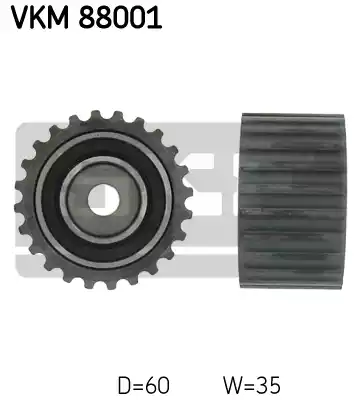 Ролик зубчатого ремня SKF VKM88001