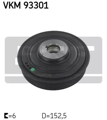 Шкив коленвала SKF VKM93301