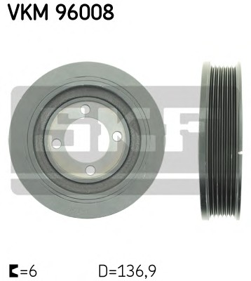 Ременный шкив коленчатого вала SKF VKM96008