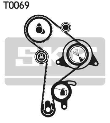 Комплект ремня грм SKF VKMA01013