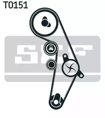 Комплект ремня грм SKF VKMA01018
