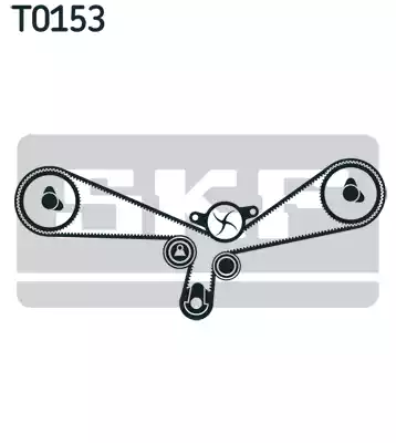 Комплект ремня грм SKF VKMA01903