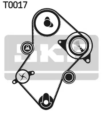 Комплект ремня грм SKF VKMA03244