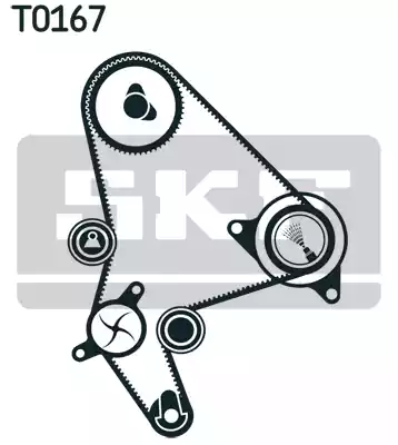 Комплект ремня грм SKF VKMA03264