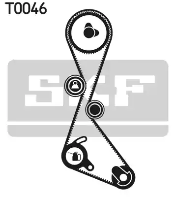 Комплект ремня грм SKF VKMA06101