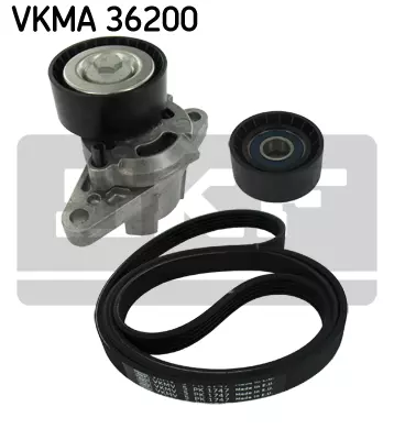 Комплект поликлинового ремня SKF VKMA36200