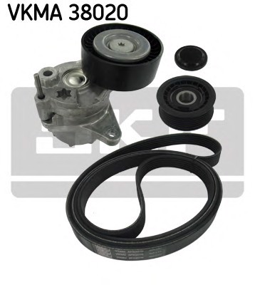 Поликлиновой ременный комплект SKF VKMA38020