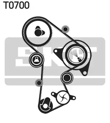 Комплект грм с водяным насосом SKF VKMC01263-1