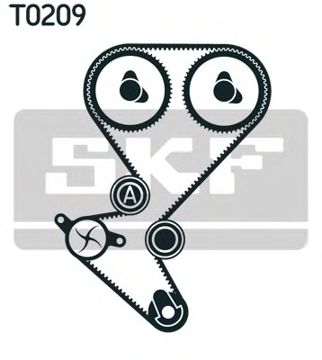 Водяной насос + комплект зубчатого ремня SKF VKMC03258