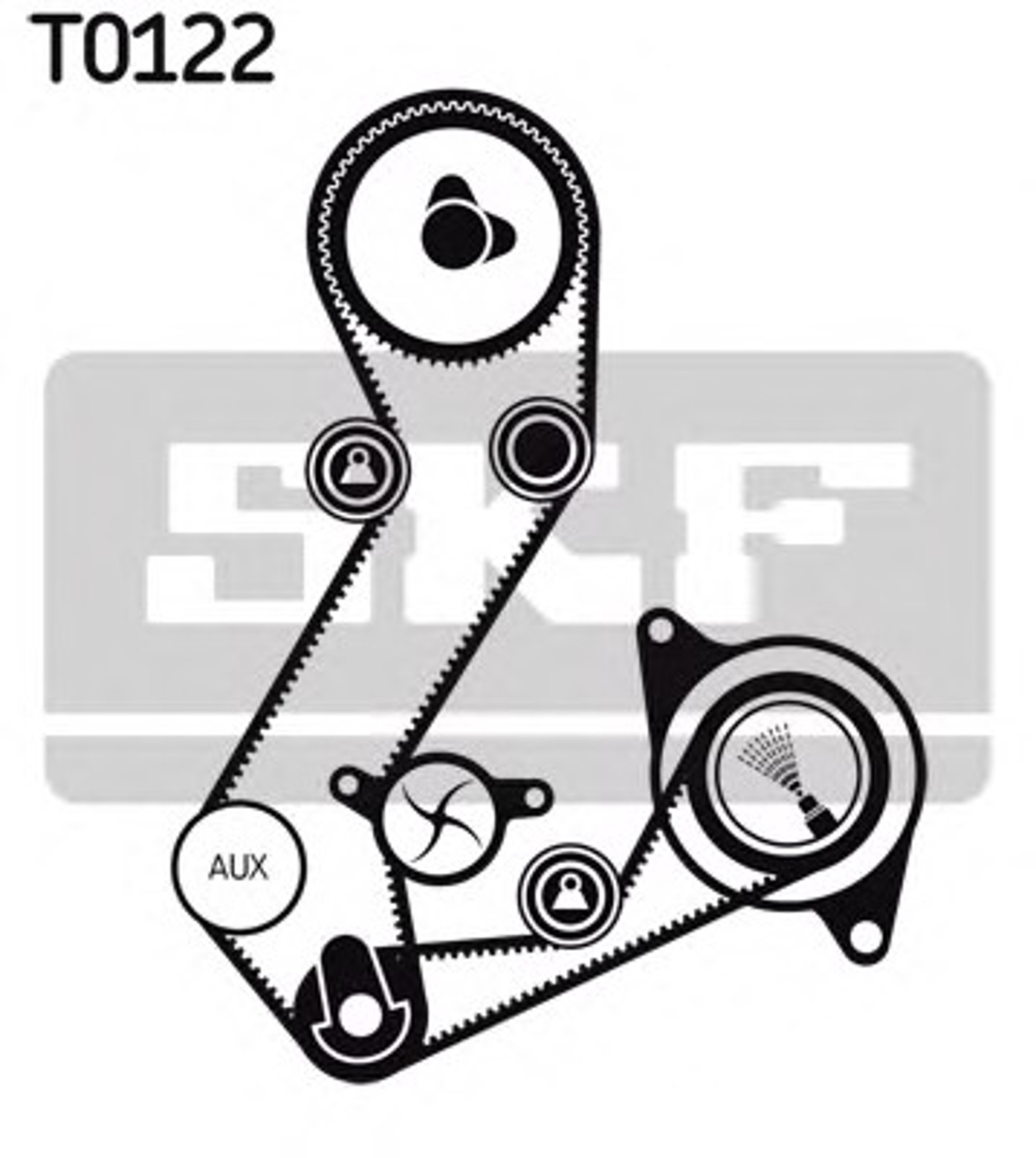 Комплект грм с водяным насосом SKF VKMC04103-3