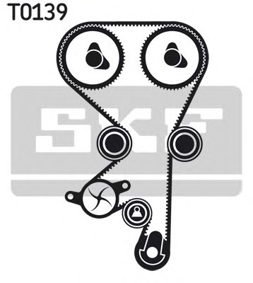 Комплект грм с водяным насосом SKF VKMC05156-3