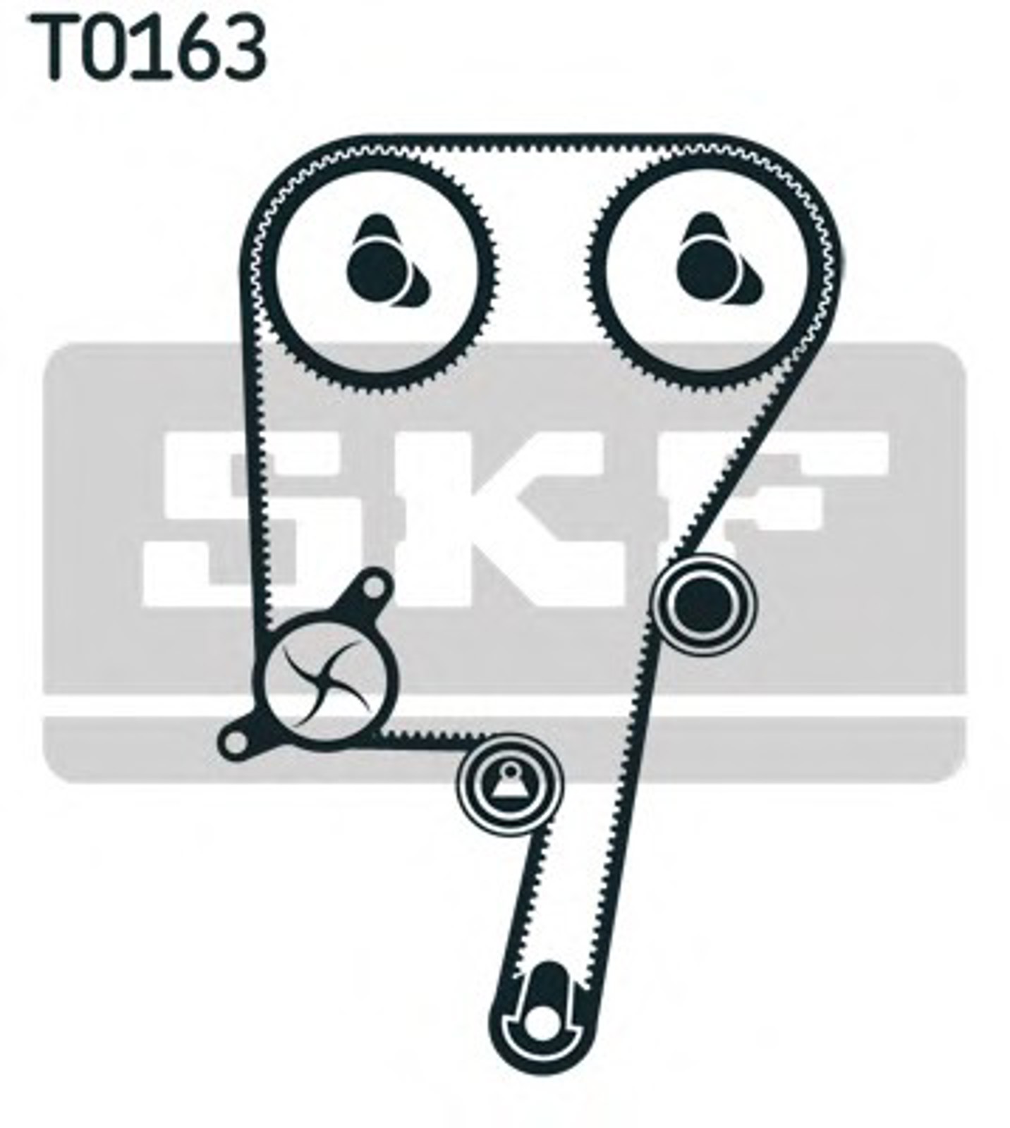 Комплект грм с водяным насосом SKF VKMC06602