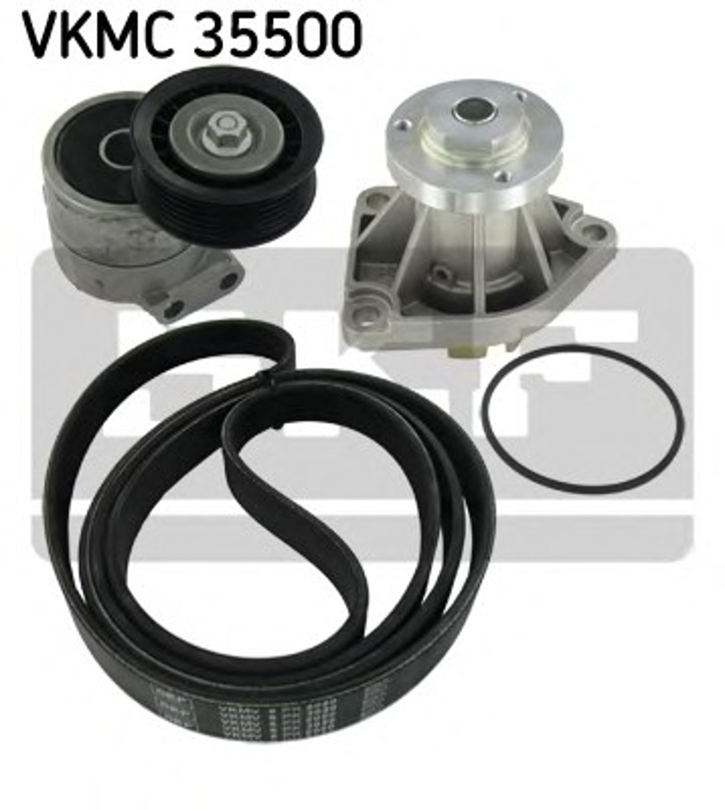 Комплект поликлинового ремня SKF VKMC35500