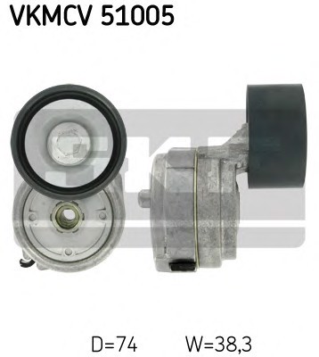 Ролик приводного ремня SKF VKMCV51005
