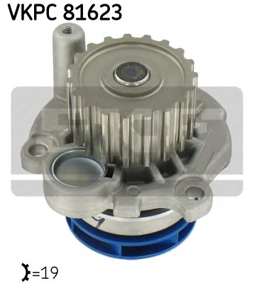 Водяной насос охлаждение двигателя aquamax SKF VKPC81623