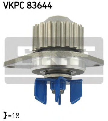 Водяной насос охлаждение двигателя aquamax SKF VKPC83644