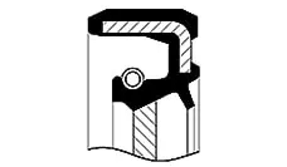 Сальник коленвала SKT 047675-V