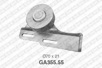 Натяжной ролик поликлинового ремня SNR GA355.55