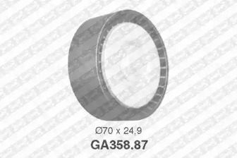 Ролик поликлинового ремня SNR GA358.87