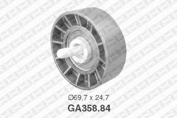Ролик натяжной поликлинового ремня SNR GA35884
