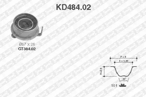 Комплект грм SNR KD48402
