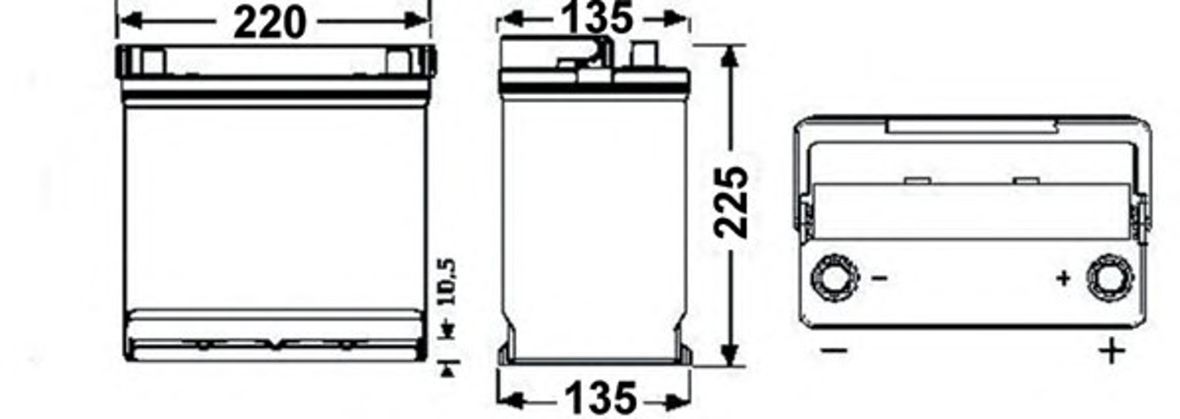 Аккумулятор SONNAK SB450