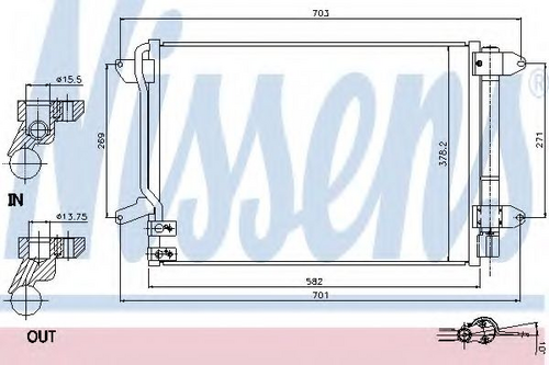 Конденсатор кондиционера STELLOX 10-45270-SX